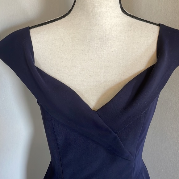 GIANNI BINI navy blue dress - Picture 4 of 11